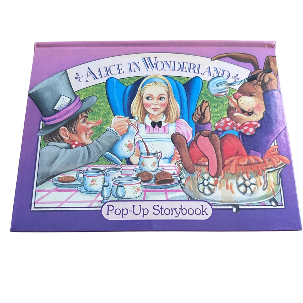 Grandreams Alice in Wonderland Pop-Up Storybook Kids‎ 1994 Vintage Hardback